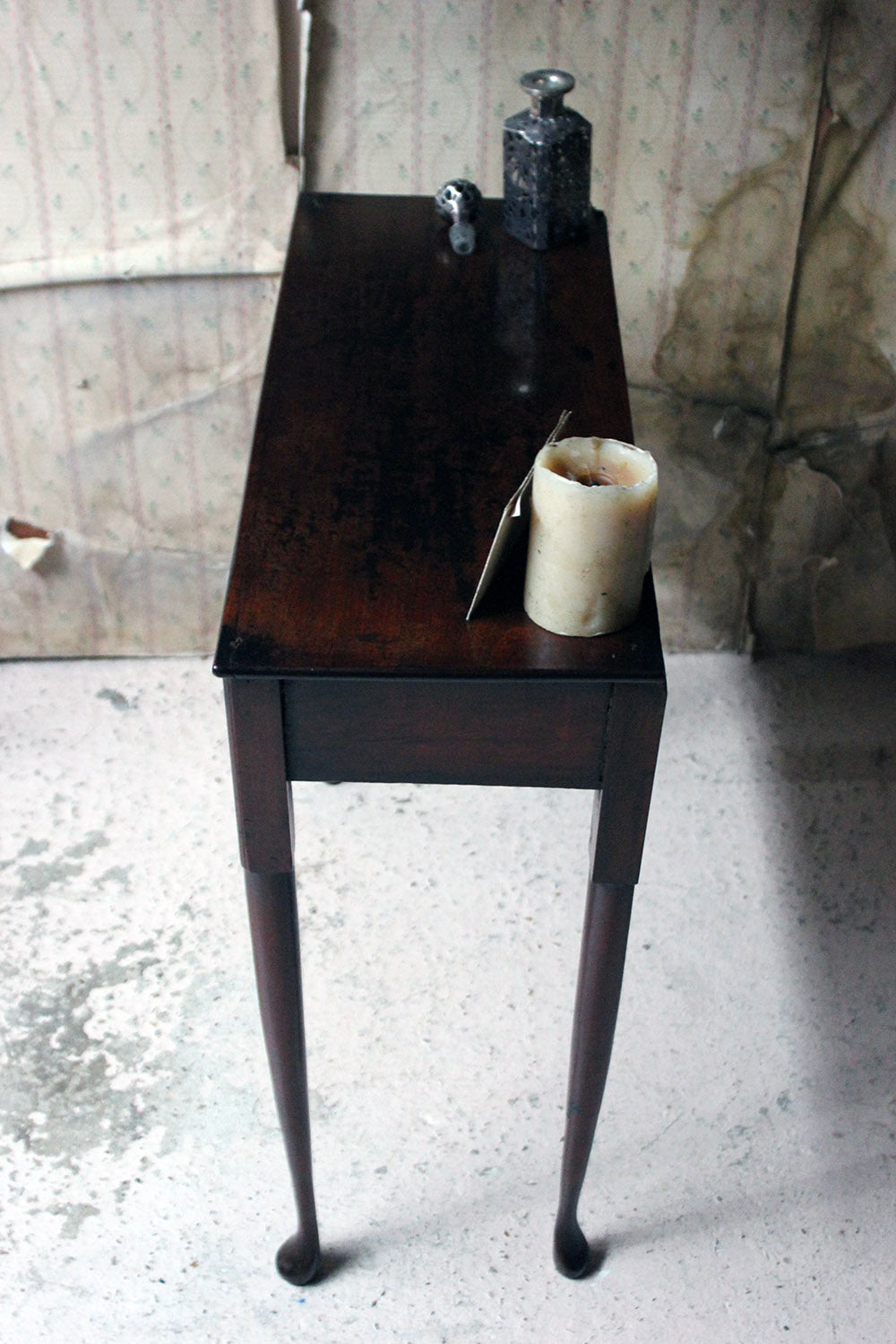 A Diminutive George II Provincial Mahogany Side Table c.1750