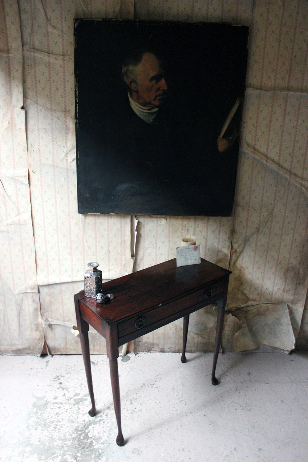 A Diminutive George II Provincial Mahogany Side Table c.1750