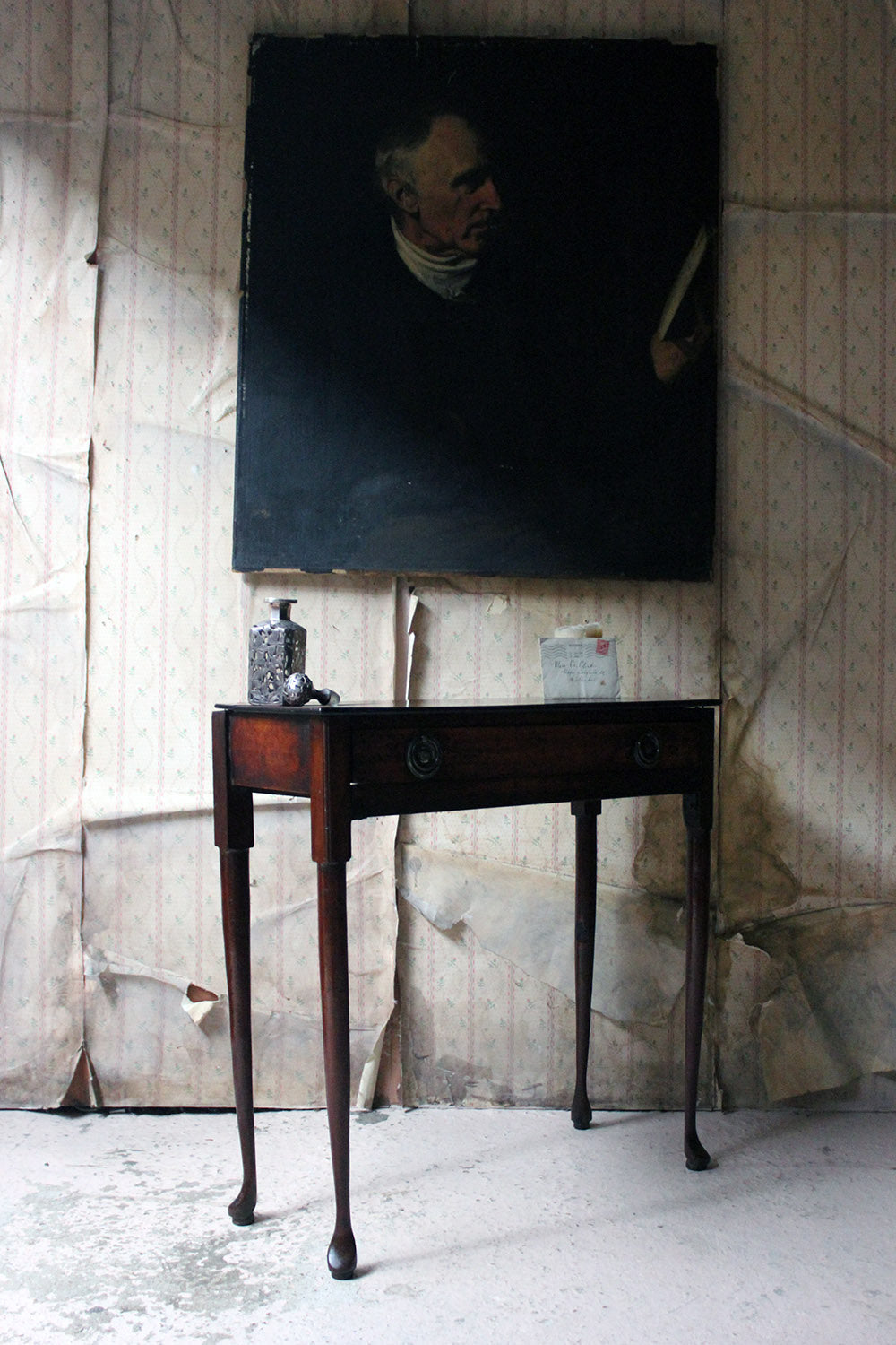 A Diminutive George II Provincial Mahogany Side Table c.1750