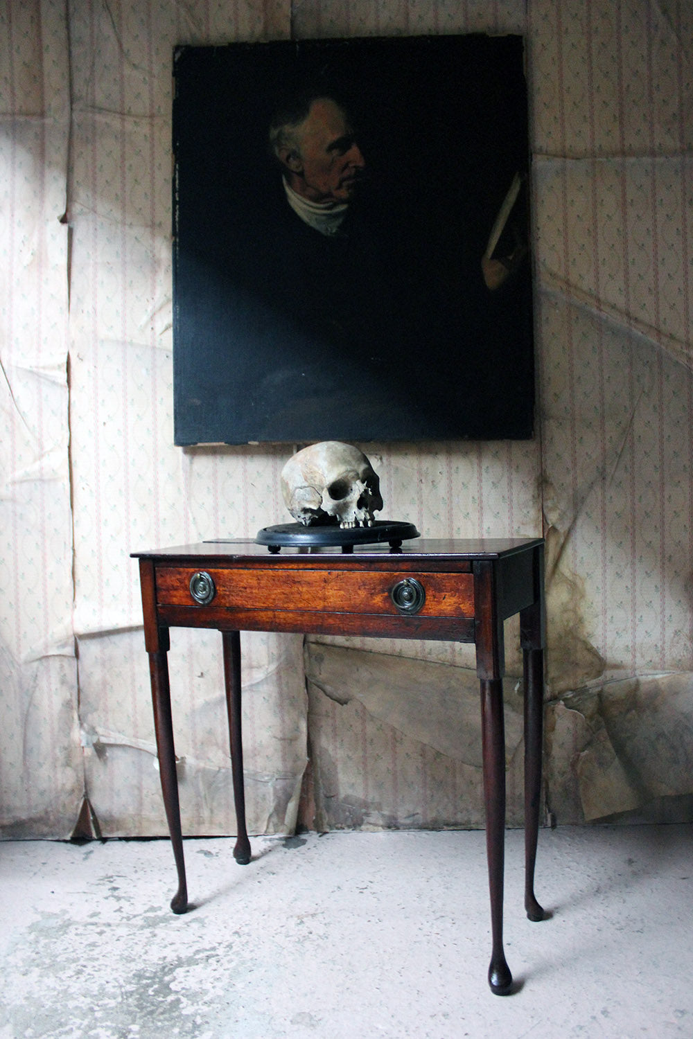 A Diminutive George II Provincial Mahogany Side Table c.1750