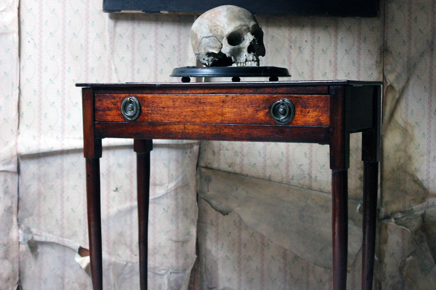 A Diminutive George II Provincial Mahogany Side Table c.1750