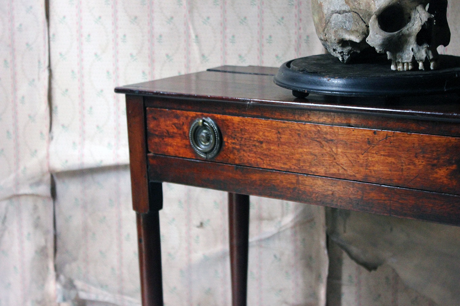 A Diminutive George II Provincial Mahogany Side Table c.1750