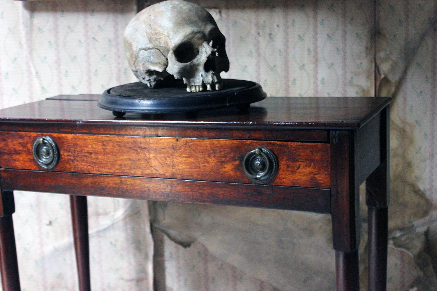 A Diminutive George II Provincial Mahogany Side Table c.1750