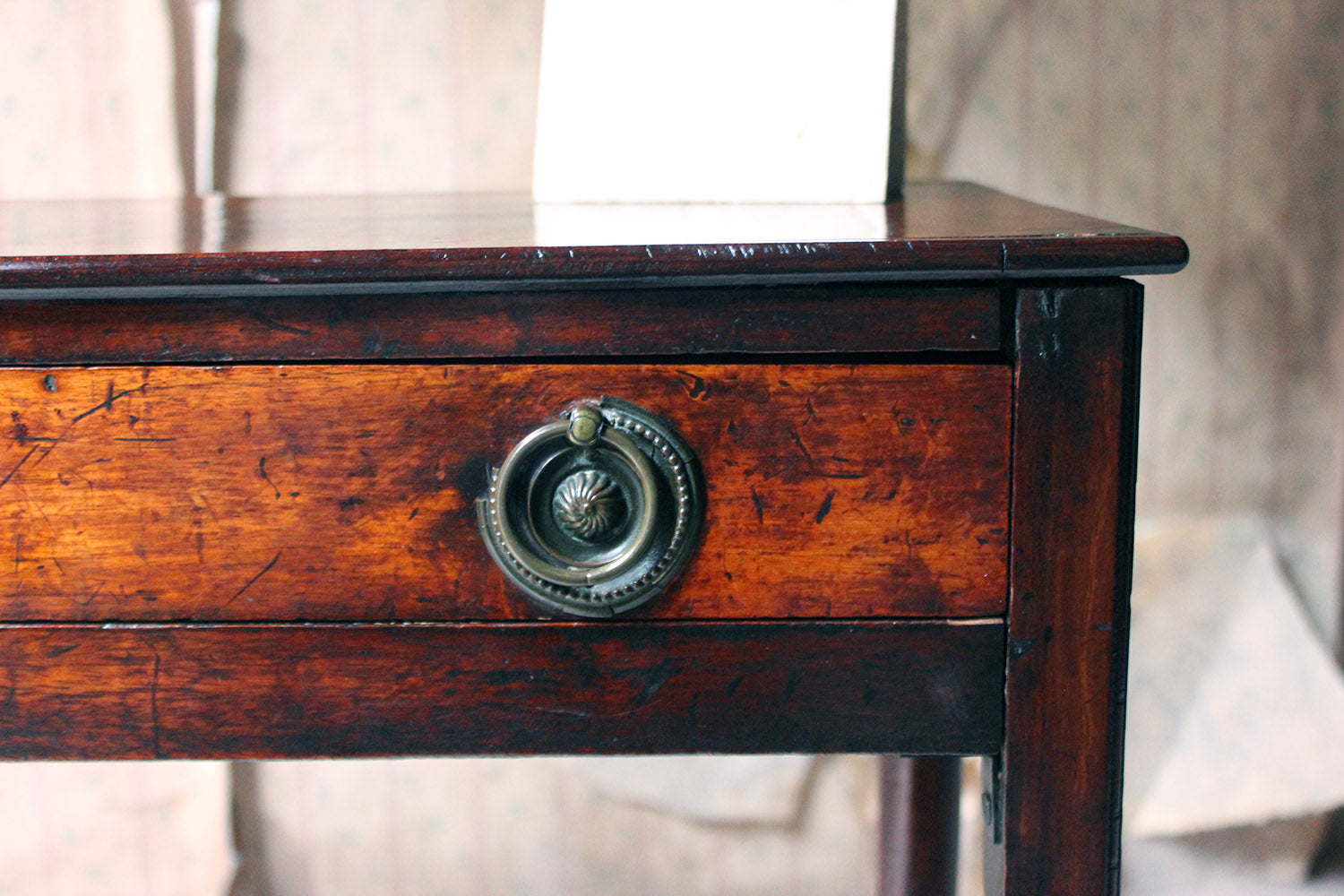 A Diminutive George II Provincial Mahogany Side Table c.1750