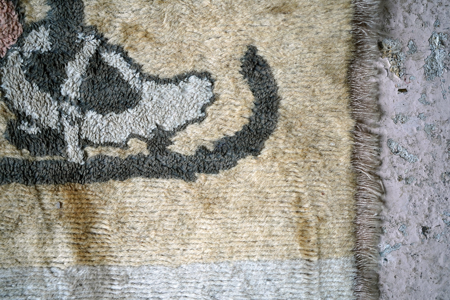 A 1930s Disney Mickey & Minnie Mouse Plush Nursery Mat
