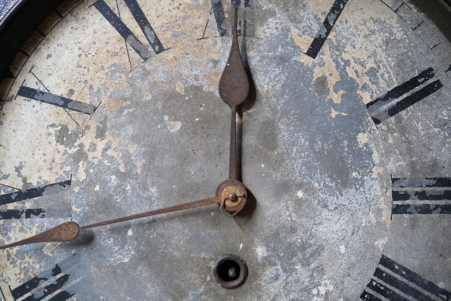 A Decorative Late Victorian Station Wall Clock c.1900