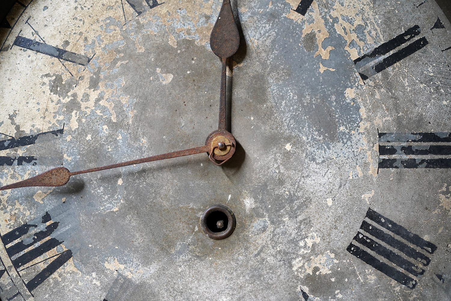 A Decorative Late Victorian Station Wall Clock c.1900