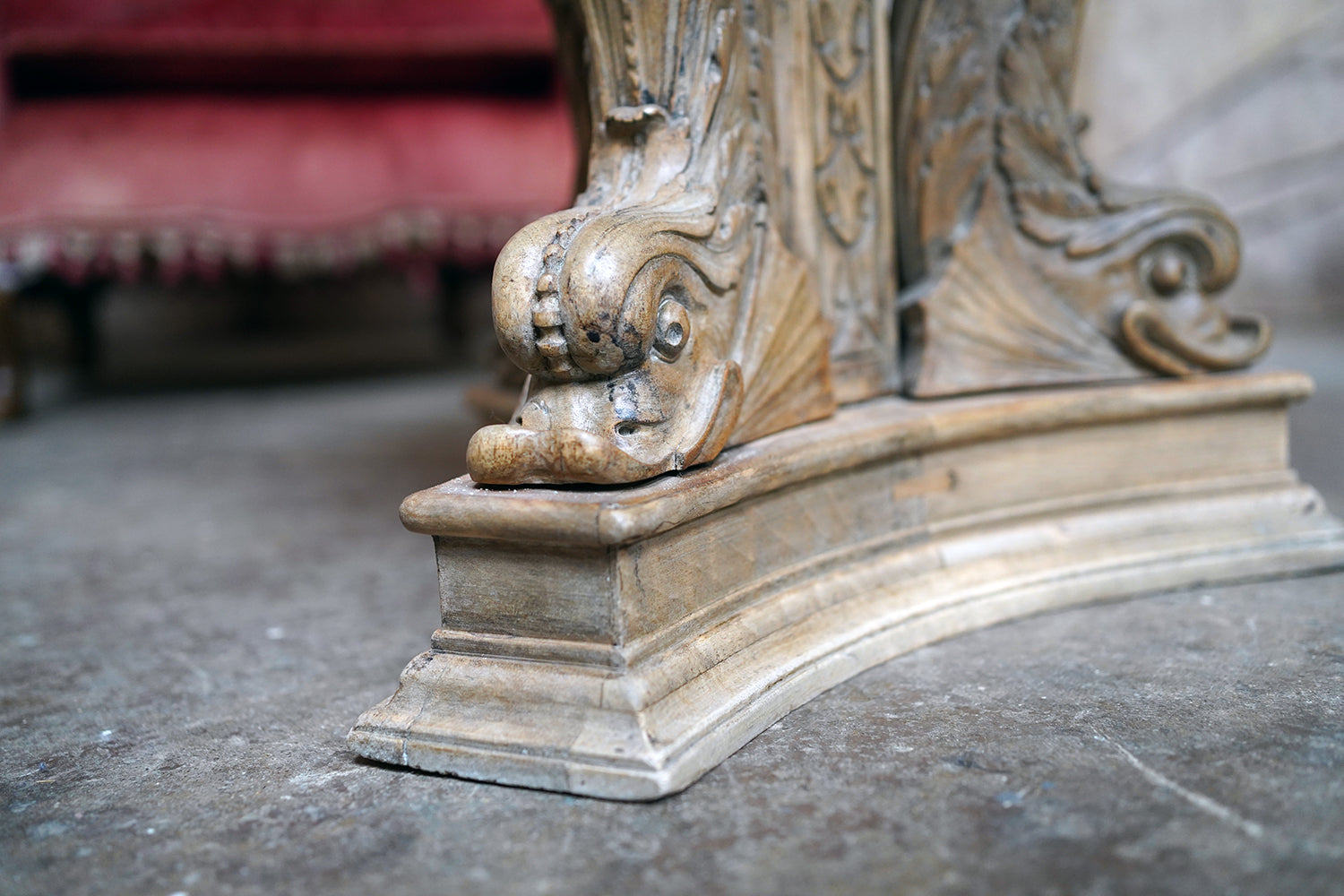 A 2nd Empire Period Fruitwood, Beech & Fior di Bosco Marble Guéridon c.1860