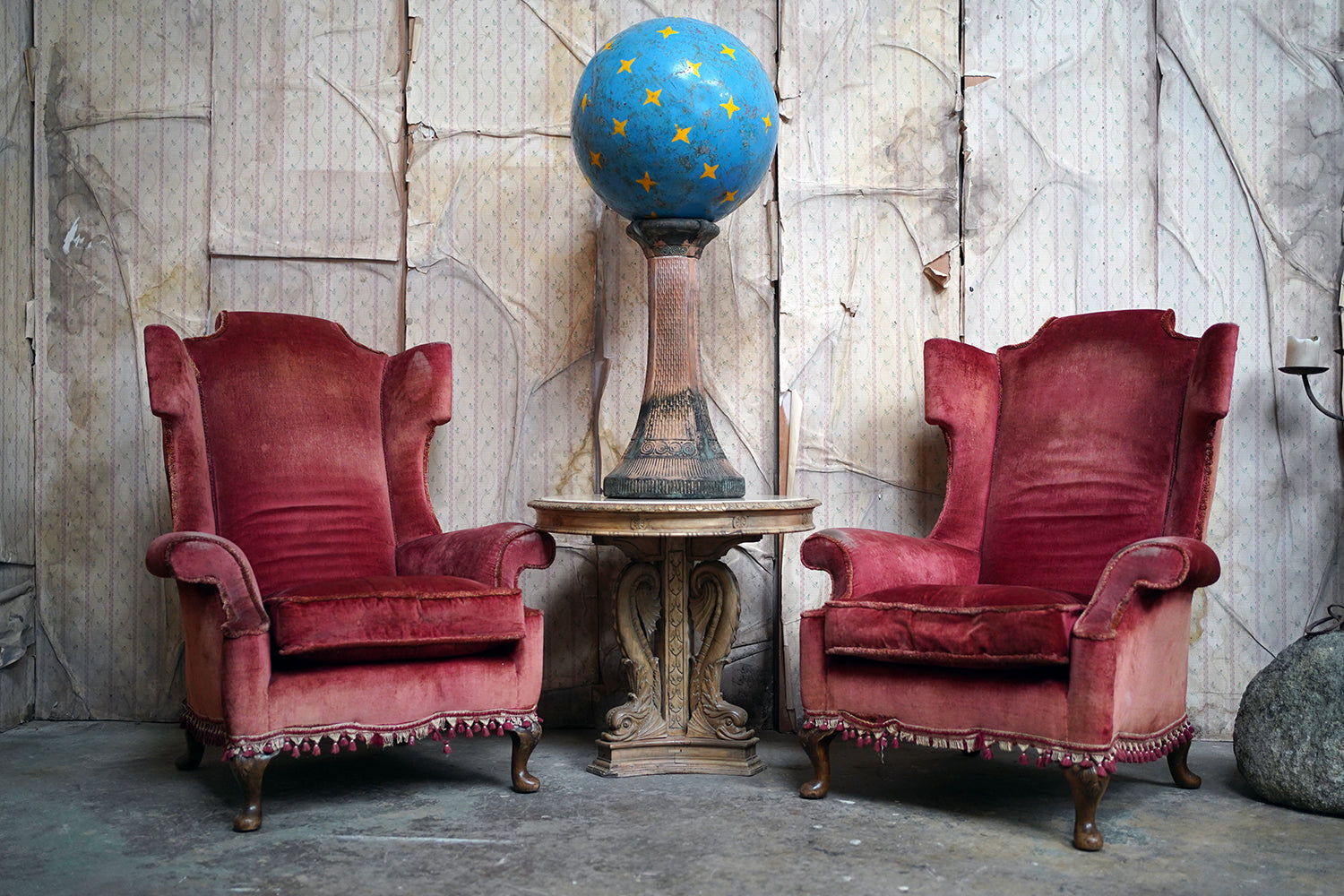 A 2nd Empire Period Fruitwood, Beech & Fior di Bosco Marble Guéridon c.1860