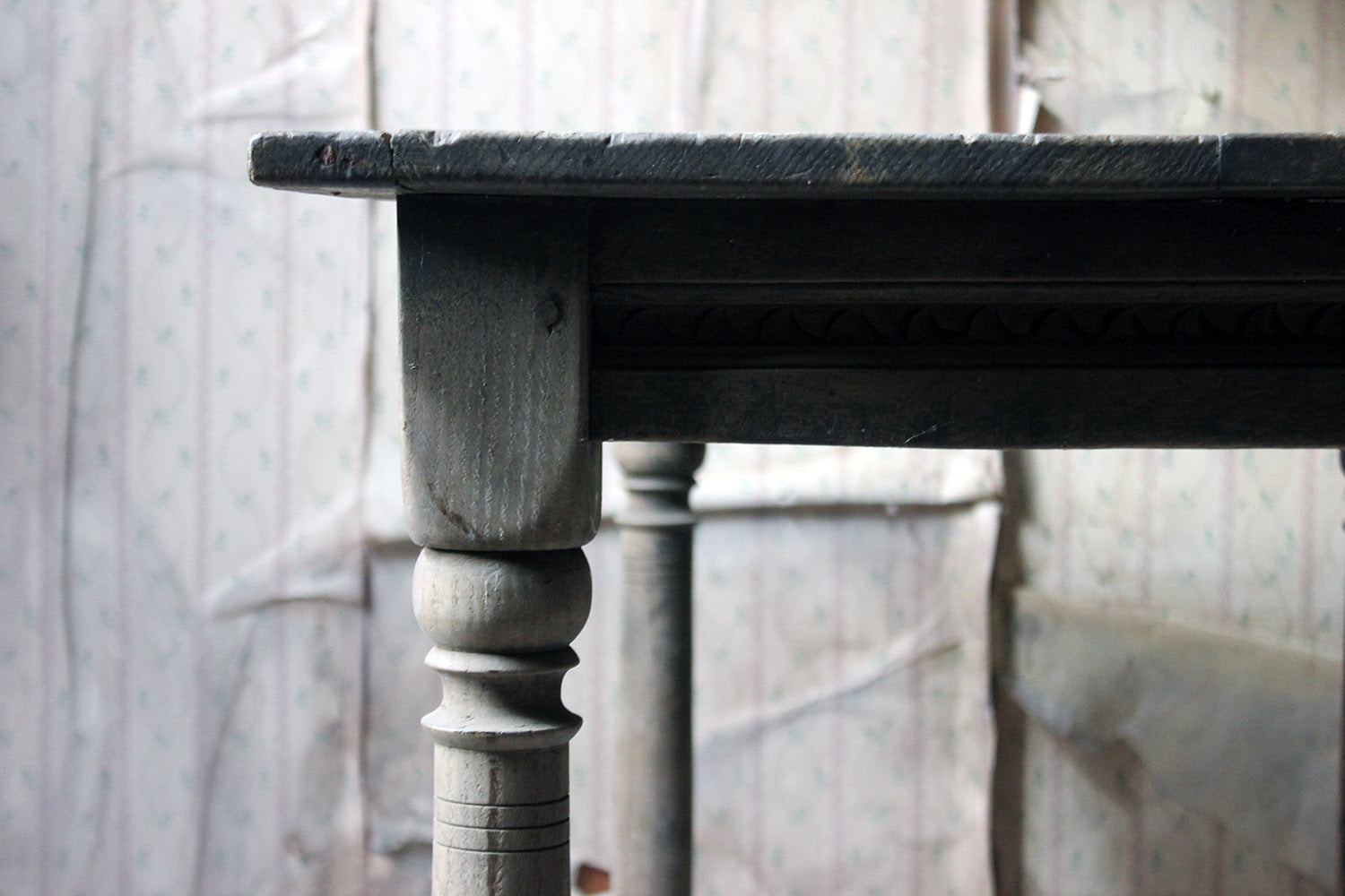 A 17thC Dry Oak Charles II Period Side Table c.1680