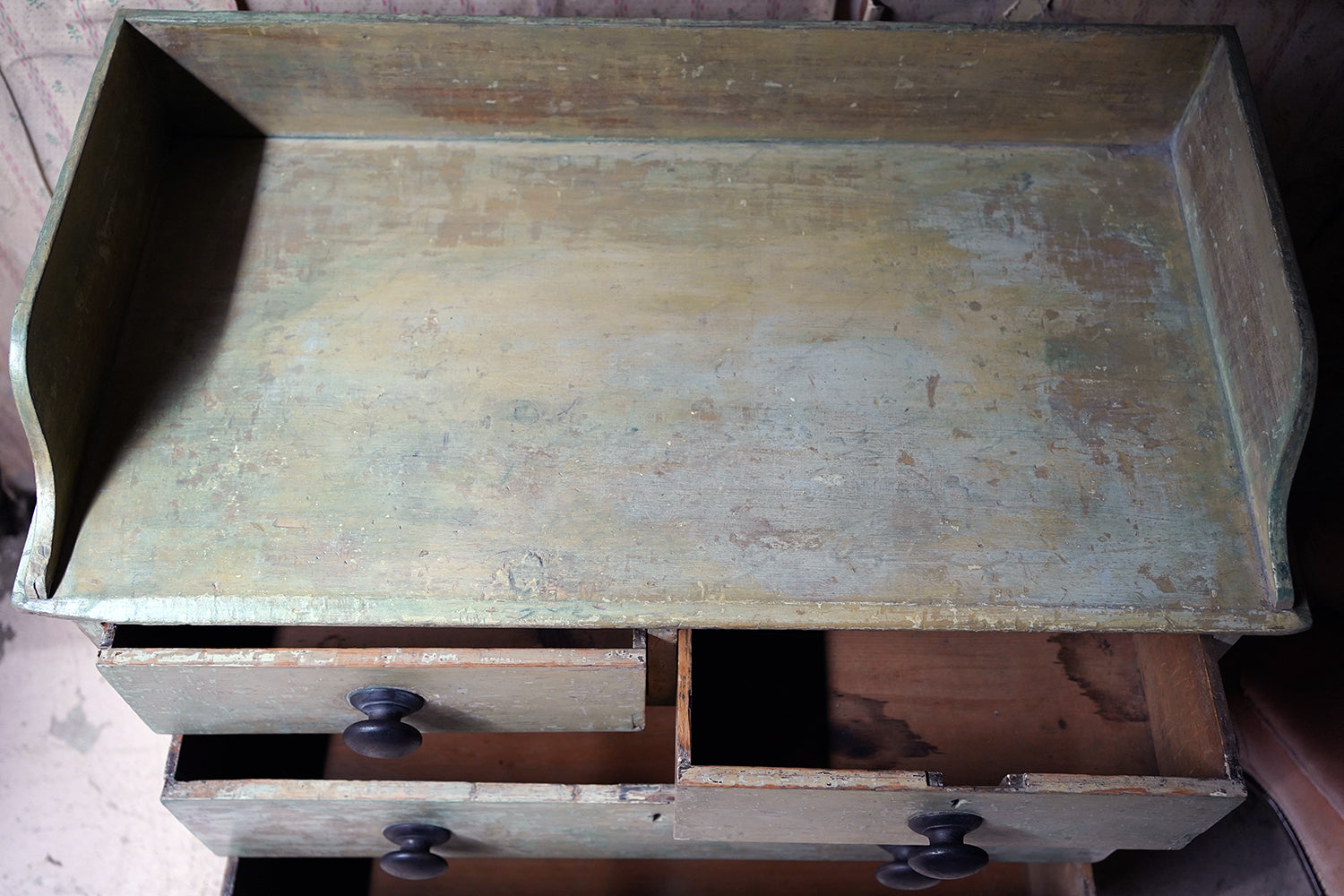 A Good 19thC Painted Pine Chest of Drawers