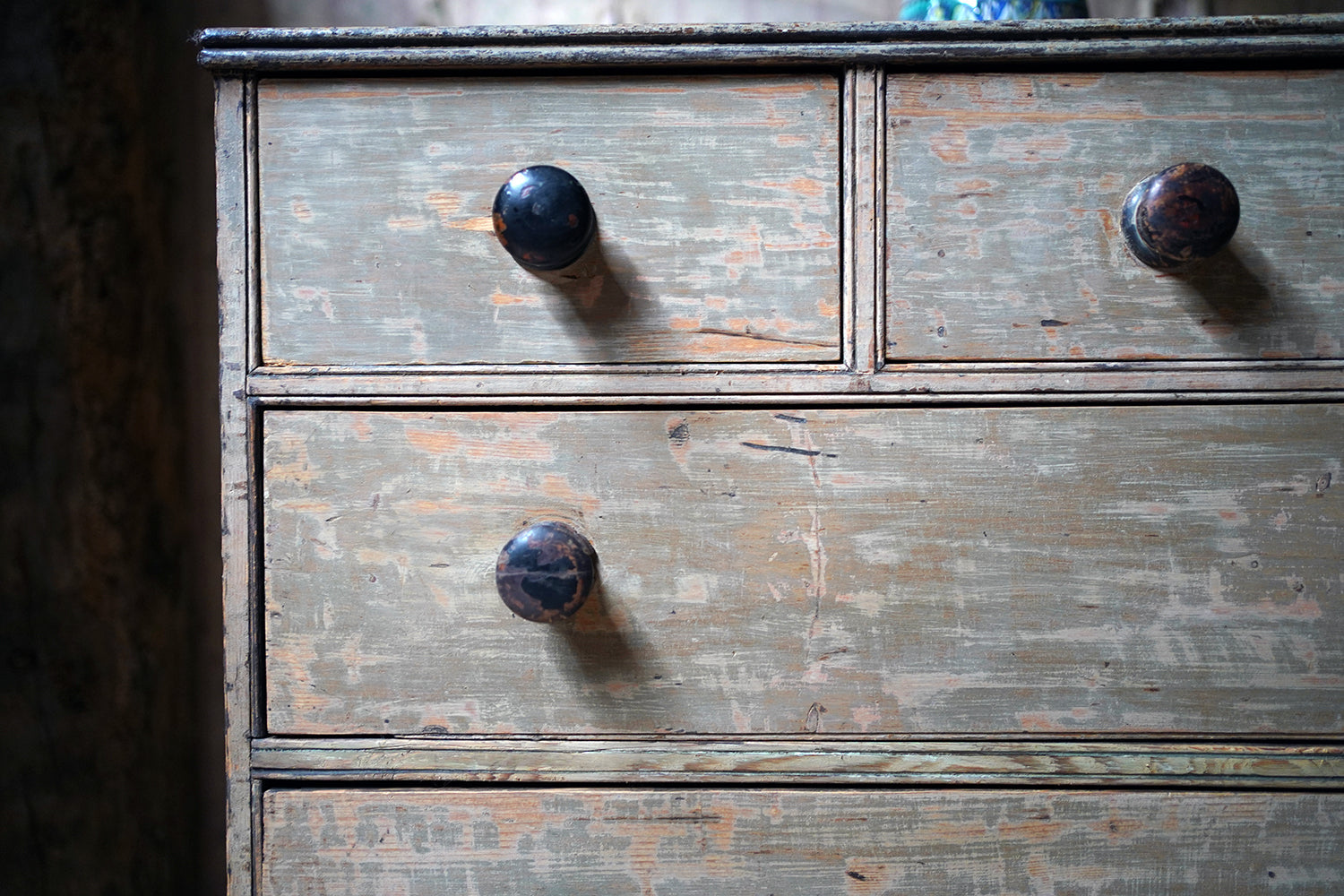 A George III Painted Pine Chest of Drawers c.1800-10