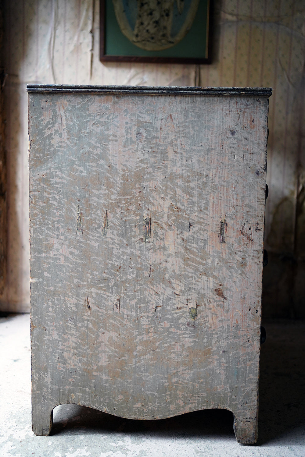 A George III Painted Pine Chest of Drawers c.1800-10