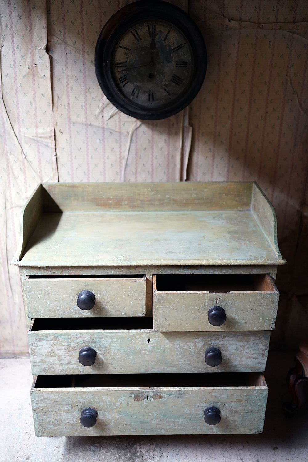 A Good 19thC Painted Pine Chest of Drawers