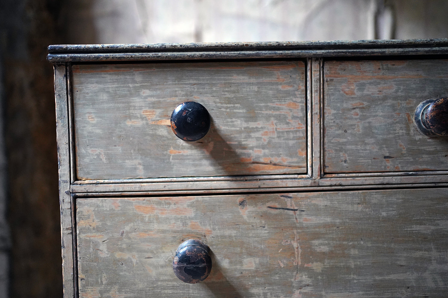 A George III Painted Pine Chest of Drawers c.1800-10