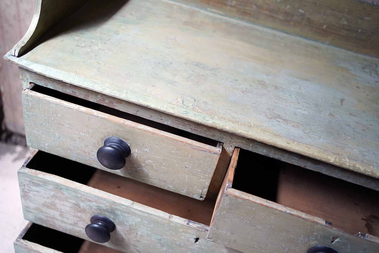 A Good 19thC Painted Pine Chest of Drawers