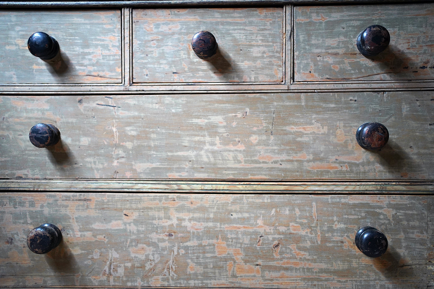A George III Painted Pine Chest of Drawers c.1800-10