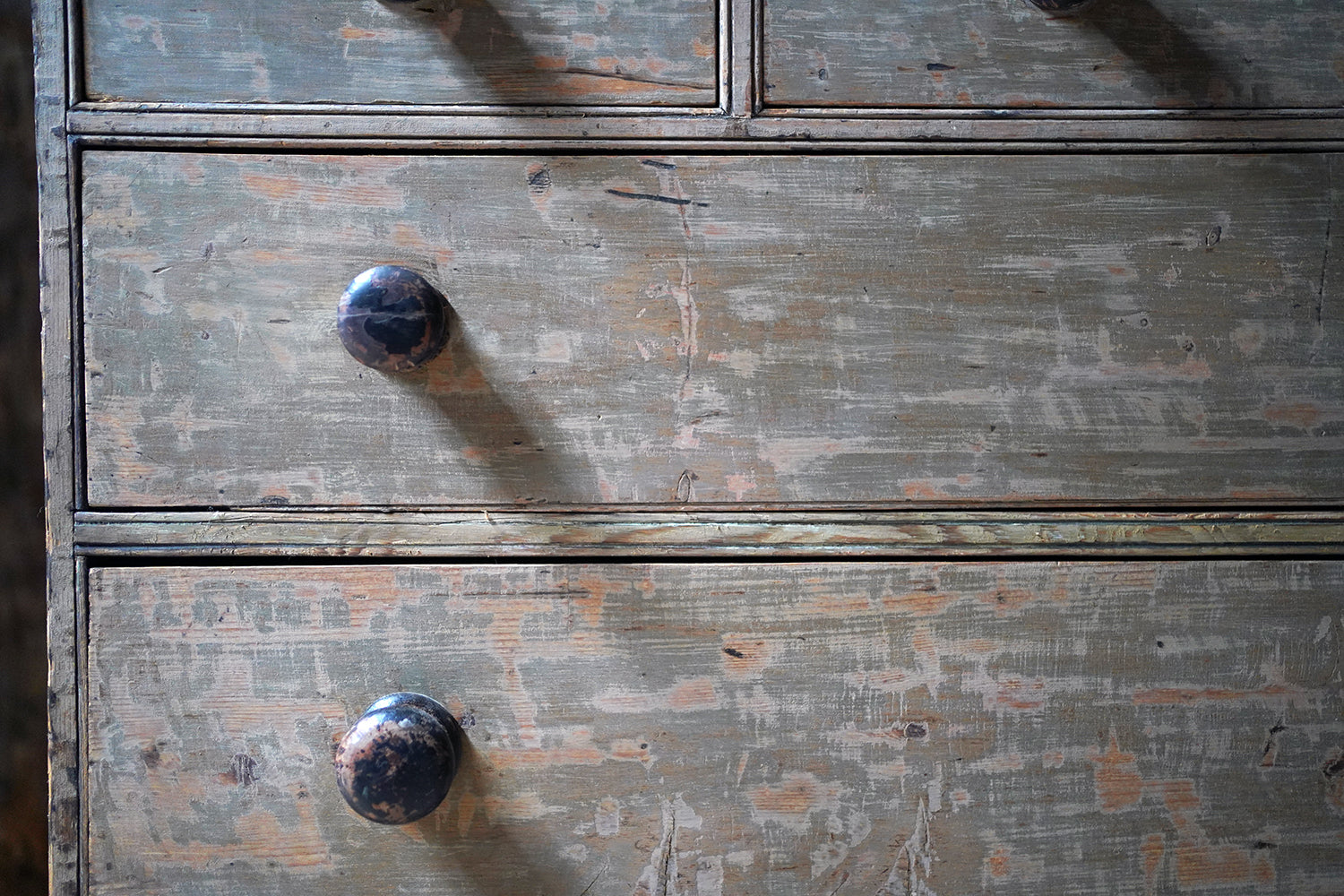 A George III Painted Pine Chest of Drawers c.1800-10