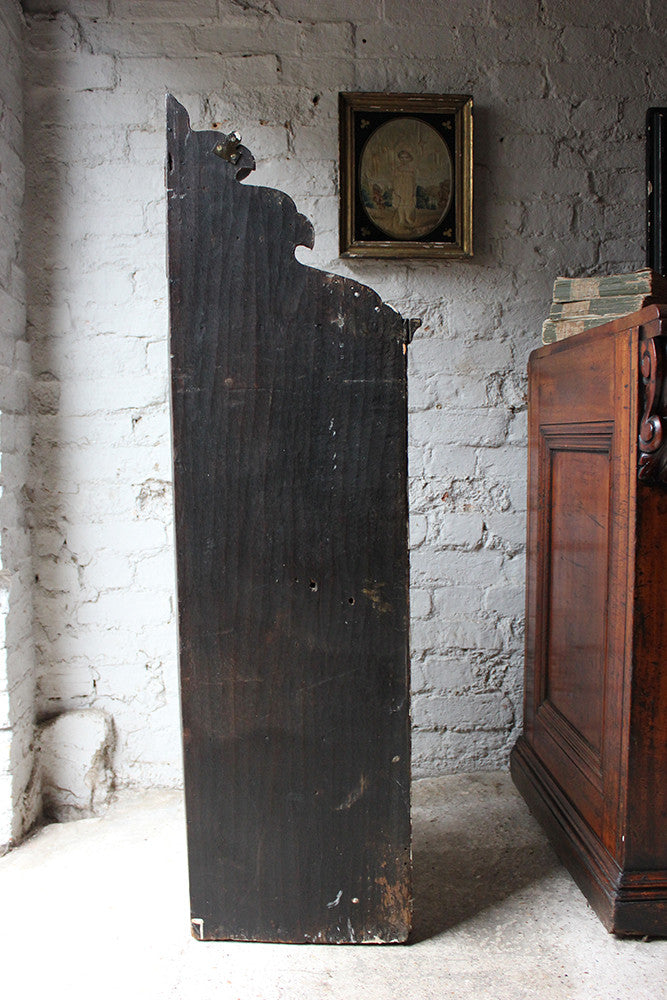 A Decorative Dutch Bow-Fronted Painted Corner Cupboard c.1770
