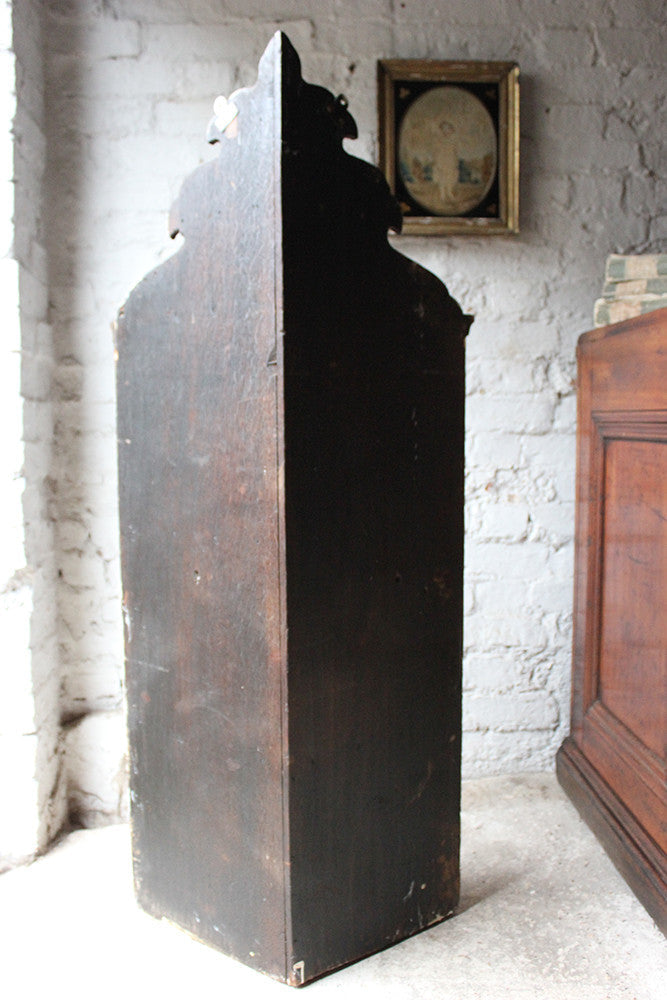 A Decorative Dutch Bow-Fronted Painted Corner Cupboard c.1770
