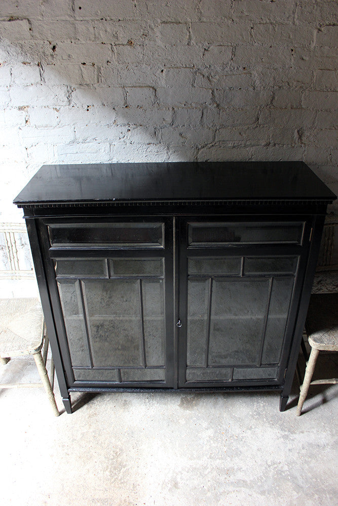 A Good Quality Aesthetic Movement Ebonised Cabinet in the Manner of E.W.Godwin c.1880