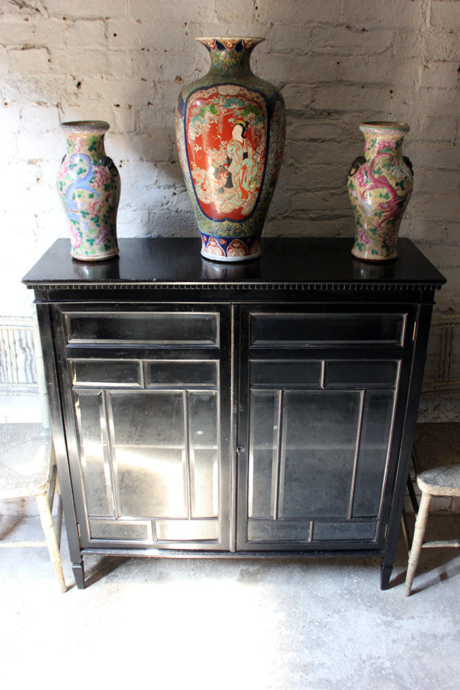 A Good Quality Aesthetic Movement Ebonised Cabinet in the Manner of E.W.Godwin c.1880