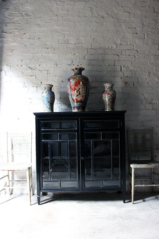 A Good Quality Aesthetic Movement Ebonised Cabinet in the Manner of E.W.Godwin c.1880