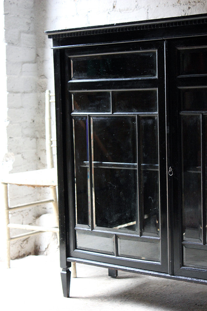 A Good Quality Aesthetic Movement Ebonised Cabinet in the Manner of E.W.Godwin c.1880