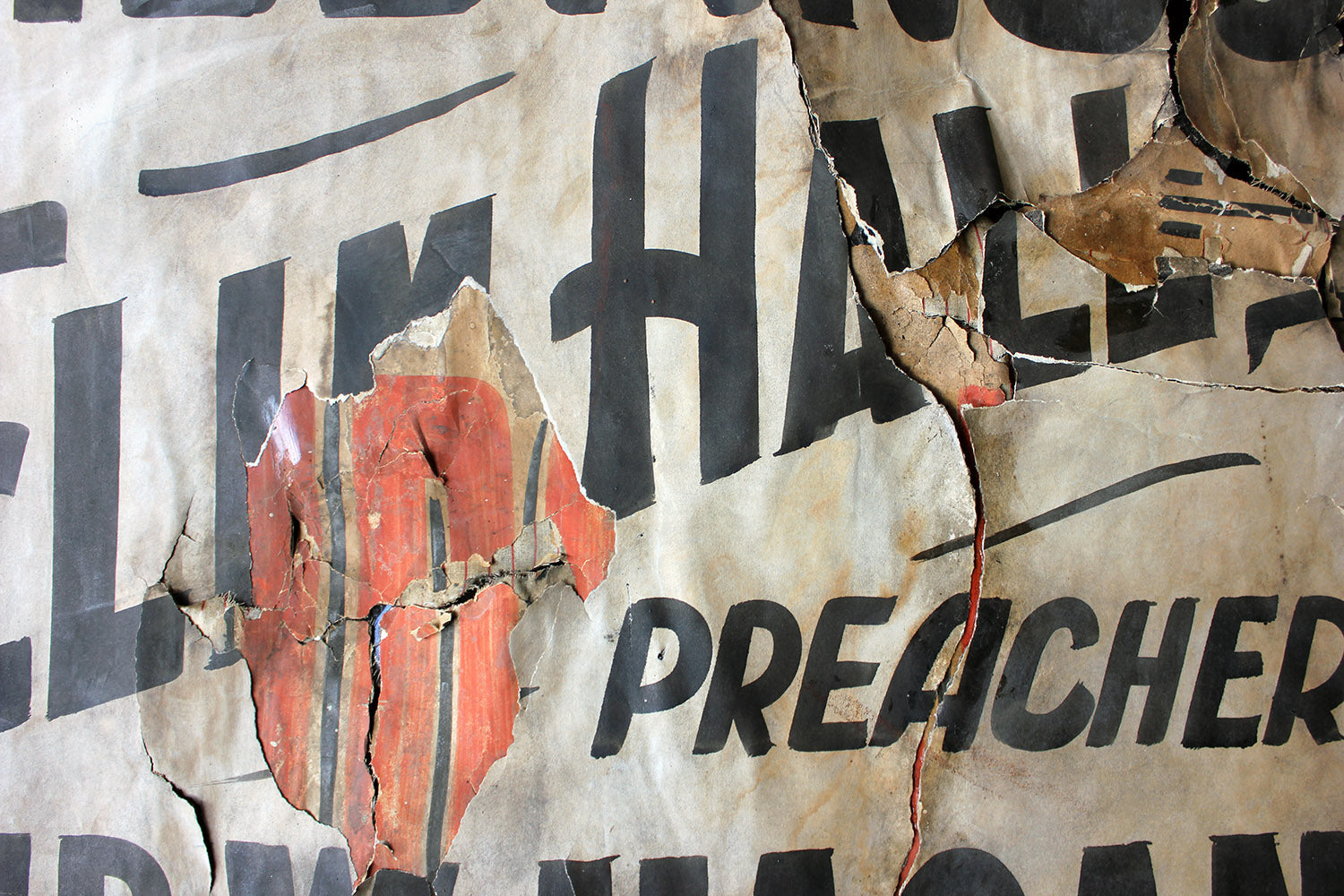 A Double-Sided Scottish Elim Pentecostal Church Movement Placard c.1930-50
