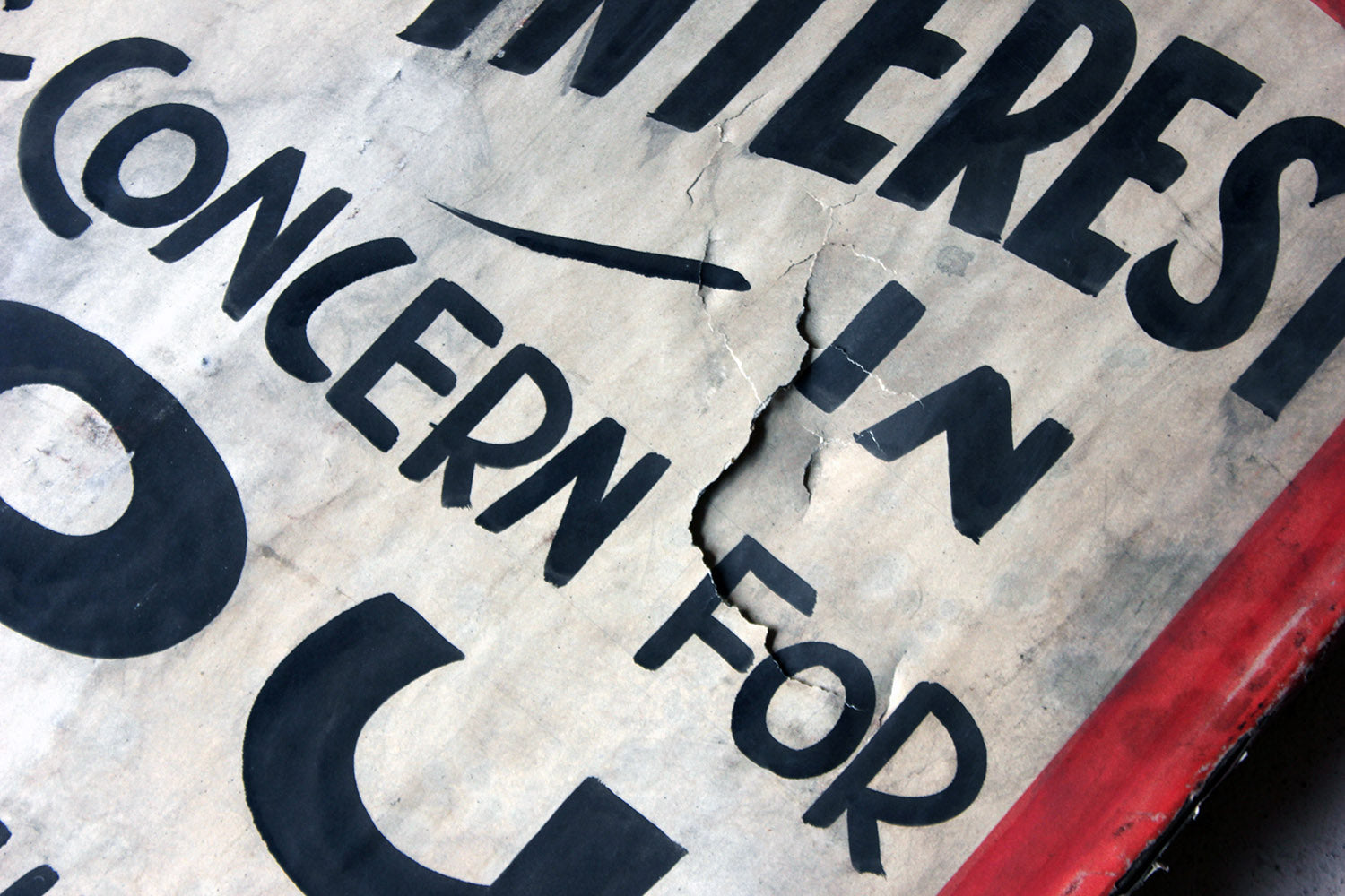 A Double-Sided Scottish Elim Pentecostal Church Movement Placard c.1930-50