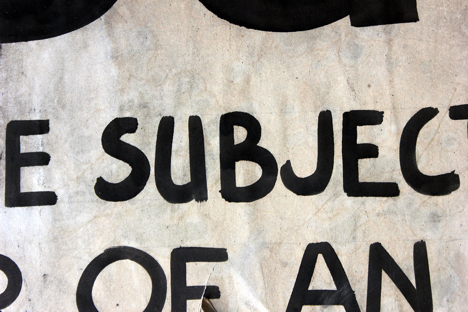 A Double-Sided Scottish Elim Pentecostal Church Movement Placard c.1930-50