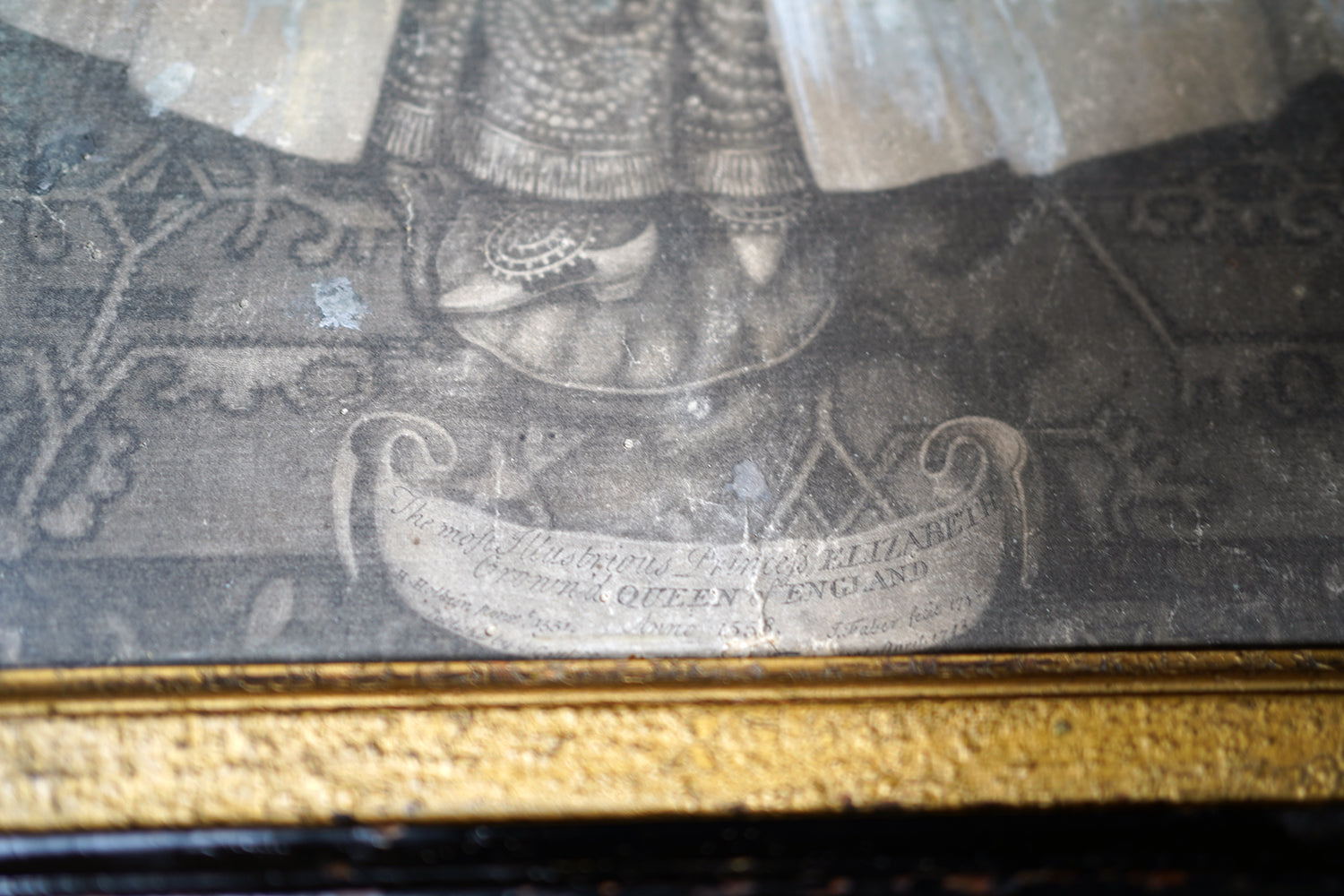 A Framed Mezzotint By John Faber Jr (c.1684-1756); The Most Illustrious Princess Elizabeth Crown'd Queen of England 1742