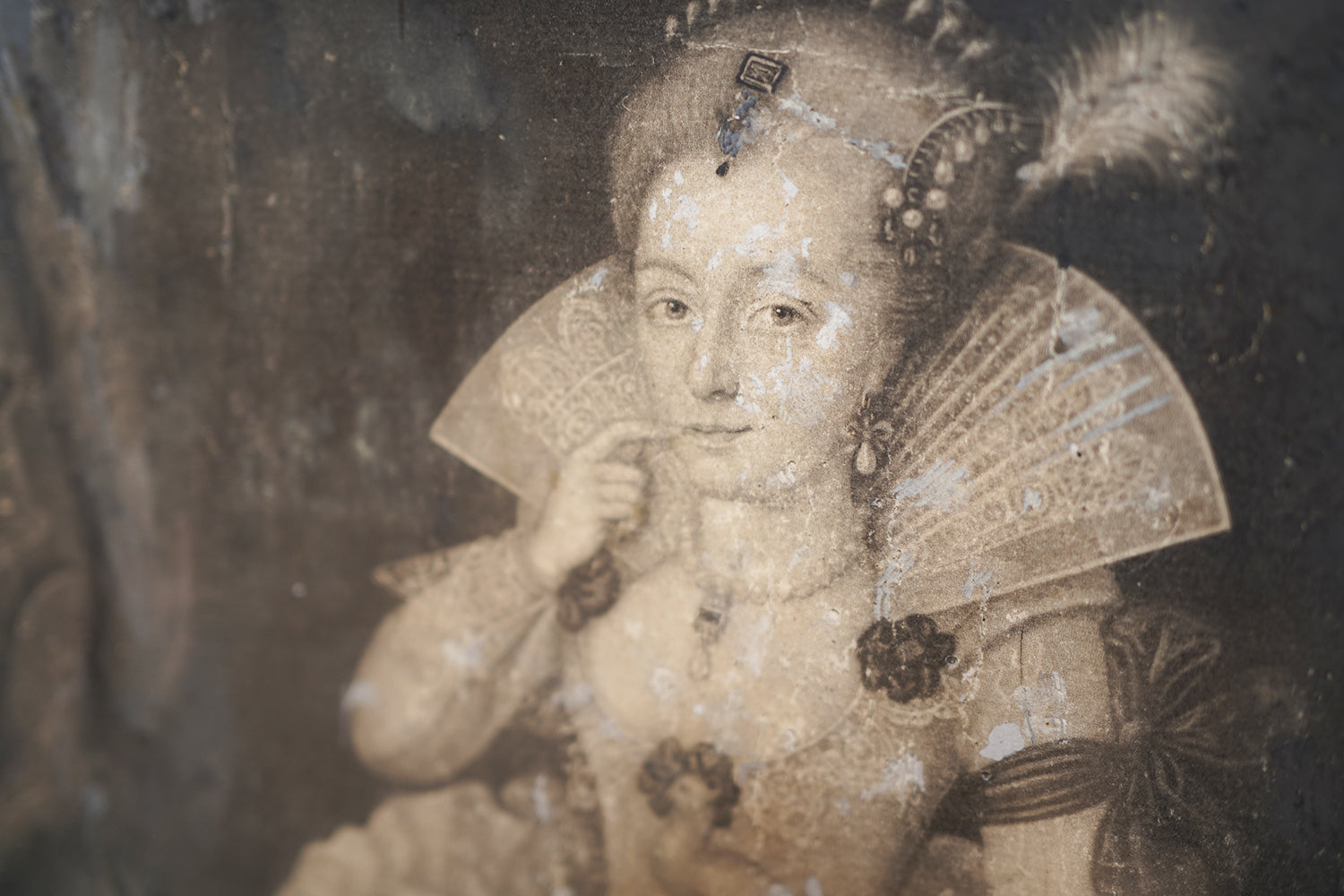 A Framed Mezzotint By John Faber Jr (c.1684-1756); The Most Illustrious Princess Elizabeth Crown'd Queen of England 1742
