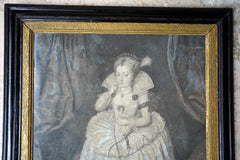 A Framed Mezzotint By John Faber Jr (c.1684-1756); The Most Illustrious Princess Elizabeth Crown'd Queen of England 1742