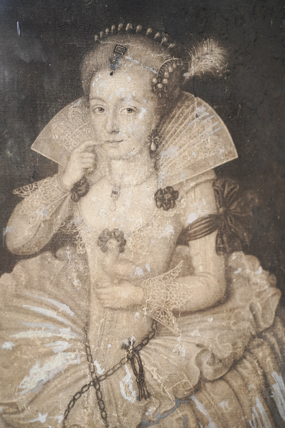 A Framed Mezzotint By John Faber Jr (c.1684-1756); The Most Illustrious Princess Elizabeth Crown'd Queen of England 1742