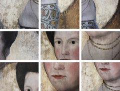 A Good 16thC English School Oil on Oak Panel Portrait of an Elizabethan Lady