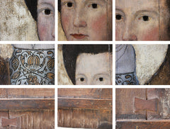A Good 16thC English School Oil on Oak Panel Portrait of an Elizabethan Lady
