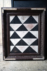 A 20thC French School Geometric Abstract Painting by Emile Buzon c.1970-80