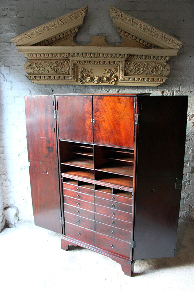 A Fine Quality George III Mahogany Estate Cabinet c.1795