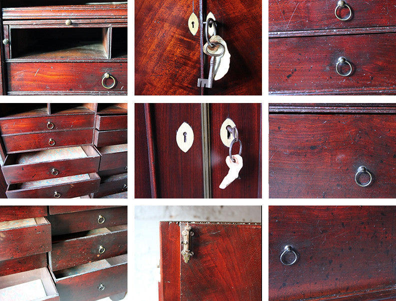 A Fine Quality George III Mahogany Estate Cabinet c.1795