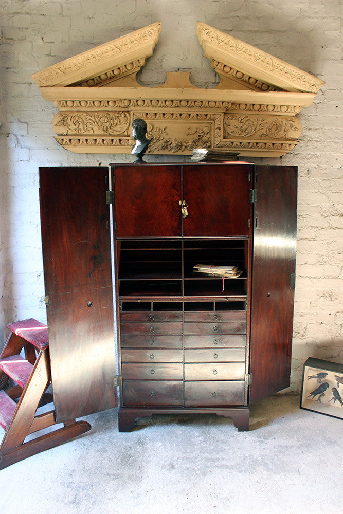 A Fine Quality George III Mahogany Estate Cabinet c.1795