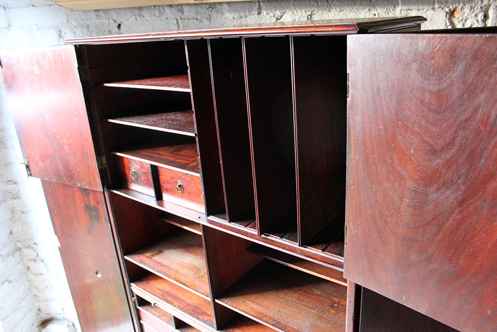 A Fine Quality George III Mahogany Estate Cabinet c.1795