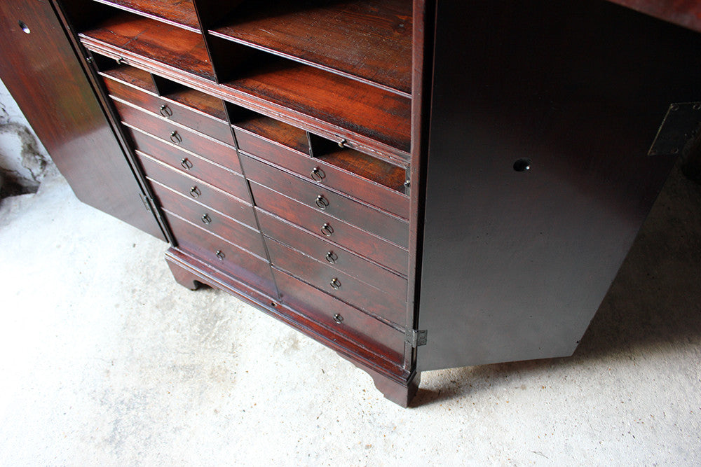 A Fine Quality George III Mahogany Estate Cabinet c.1795
