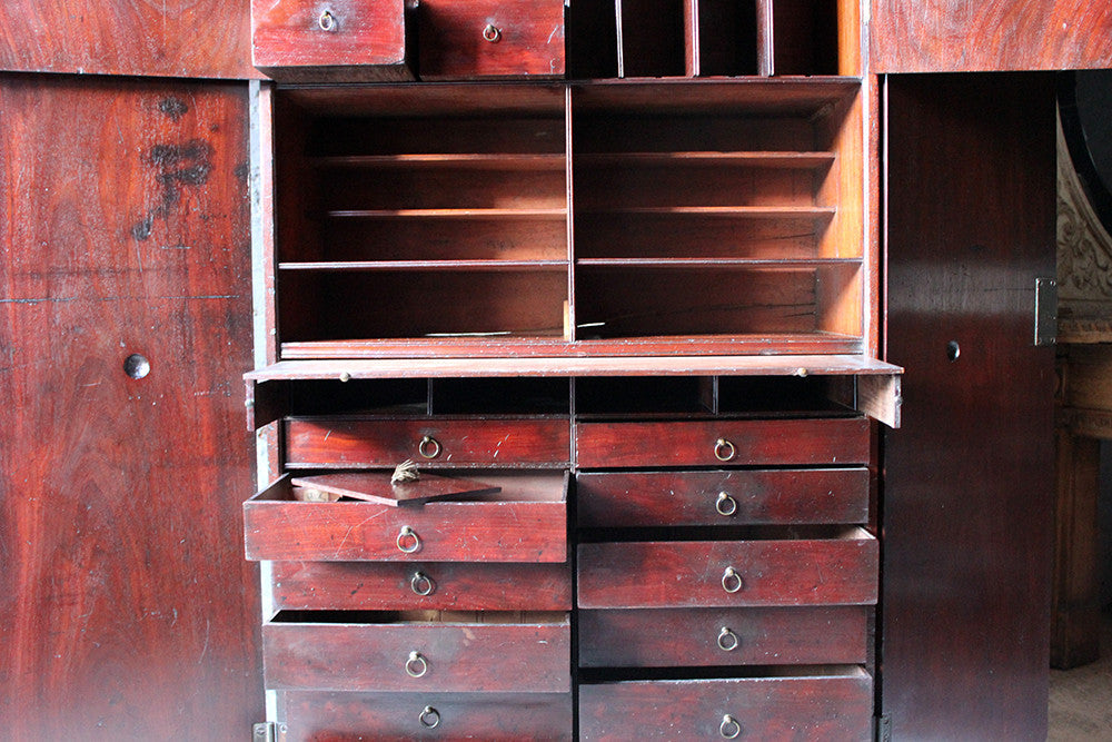 A Fine Quality George III Mahogany Estate Cabinet c.1795