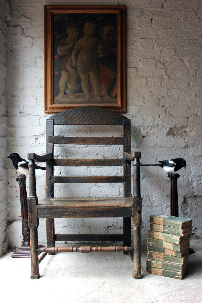 A Charming George II Estate-Made Provincial Open Armchair c.1730