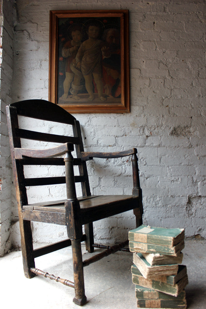 A Charming George II Estate-Made Provincial Open Armchair c.1730