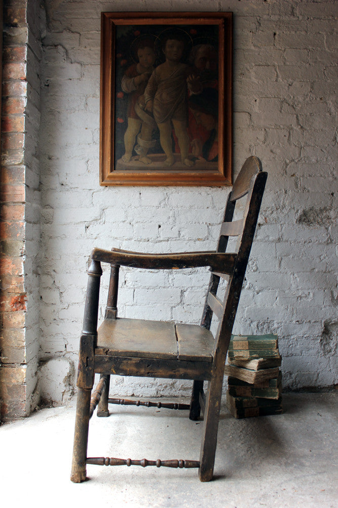 A Charming George II Estate-Made Provincial Open Armchair c.1730