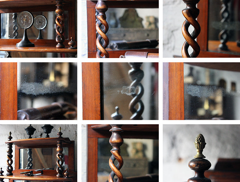 A Fine Early Victorian Mahogany & Mirrored Glass Étagère c.1840