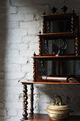A Fine Early Victorian Mahogany & Mirrored Glass Étagère c.1840
