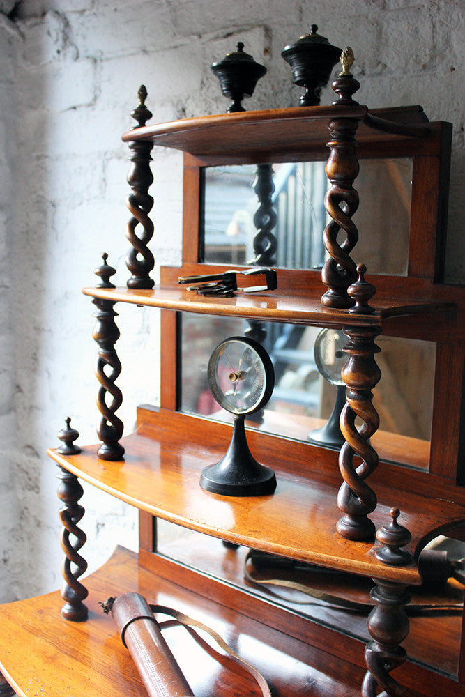 A Fine Early Victorian Mahogany & Mirrored Glass Étagère c.1840